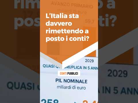 L&rsquo;Italia sta davvero rimettendo a posto i conti?