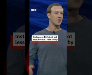 Instagram DMs just got less private - here's why. #Instagram #Privacy #BBCNews