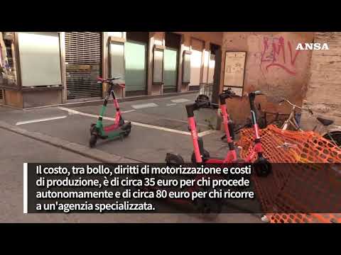 Monopattini elettrici, obbligo di targa entro il 16 maggio, ma c’e’ rischio ritardi#ansa #news