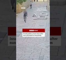 Israeli police arrest man after nun attacked in Jerusalem. #Jerusalem #BBCNews