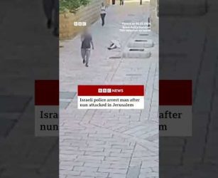 Israeli police arrest man after nun attacked in Jerusalem. #Jerusalem #BBCNews