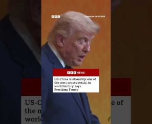 Trump says he got a &ldquo;magnificent welcome&rdquo; at a Beijing banquet. #BBCNews