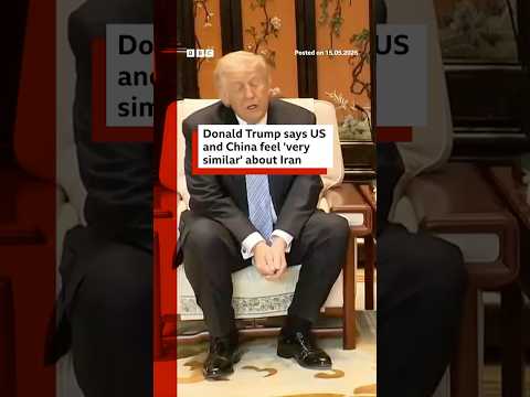 Donald Trump says US and China feel 'very similar' about Iran. #BBCNews