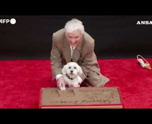 Hollywood, cerimonia delle impronte per Glenn Close#ansa #news