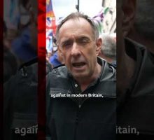 People 'feel like they've been left behind' at Unite the Kingdom rally. #Protest #UK #BBCNews