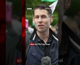 Pro-Palestinian march 'anti-genocide and anti-fascist', organisers say. #Protest #UK #News #BBCNews