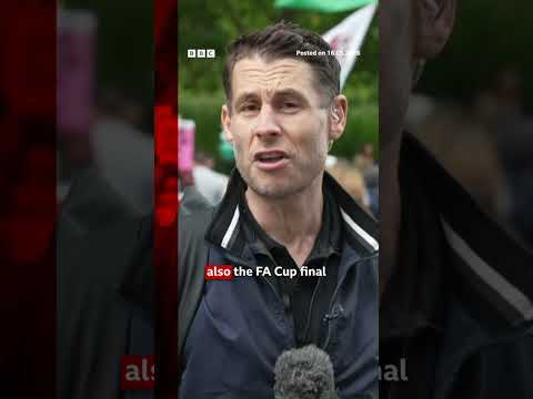 Pro-Palestinian march 'anti-genocide and anti-fascist', organisers say. #Protest #UK #News #BBCNews