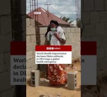 WHO declares Ebola outbreak in DR Congo a global health emergency. #Ebola #DRCongo #BBCNews