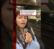NYC commuters facing transportation chaos with train workers on strike. #NYC #LIRR #USNews #BBCNews