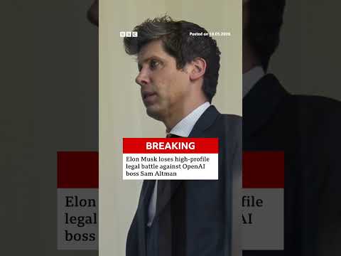 Jury tosses Elon Musk's lawsuit against OpenAI and its boss Sam Altman. #USNews #BBCNews