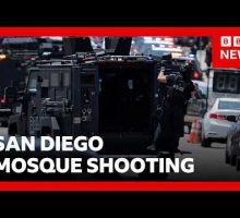 Two suspects found dead, three men killed in San Diego mosque shooting | BBC News
