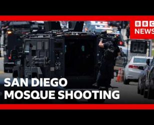 Two suspects found dead, three men killed in San Diego mosque shooting | BBC News