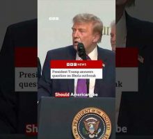 &ldquo;I&rsquo;m concerned about everything,&rdquo; US President Donald Trump said on Ebola outbreak. #Ebola #BBCNews