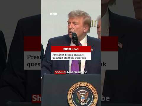&ldquo;I&rsquo;m concerned about everything,&rdquo; US President Donald Trump said on Ebola outbreak. #Ebola #BBCNews