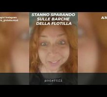 Flotilla: "Spari di Israele su 6 barche, una e' italiana"#ansa #news