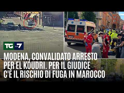 Modena, convalidato arresto per El Koudri. Per il giudice c'&egrave; il rischio di fuga in Marocco