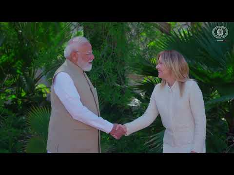 Incontro Meloni - Modi: cerimonia di scambio di accordi