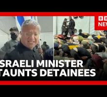 Far-right Israeli minister condemned for taunting handcuffed Gaza flotilla activists | BBC News