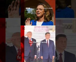 How do Trump and Putin's China visits compare? Russia #China #US #News #BBCNews