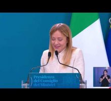 Dichiarazioni congiunte alla stampa Meloni - Modi (LIS)
