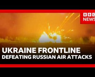 Ukraine frontline: the high-tech drones defeating Russian air attacks | BBC News