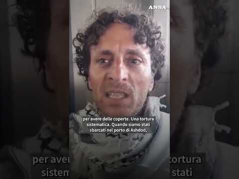 Flotilla, Sergi: "Torture psicologiche e fisiche e ministro Ben-gvir era li'" #ansa #news