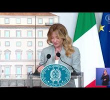Dichiarazioni alla stampa del Presidente Meloni con il Primo Ministro d'Irlanda Martin (LIS)
