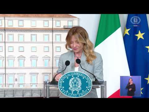 Dichiarazioni alla stampa del Presidente Meloni con il Primo Ministro d’Irlanda Martin (LIS)
