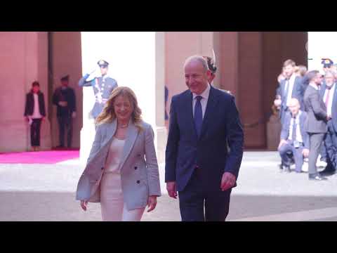 Il Presidente Meloni riceve il Primo Ministro d’Irlanda