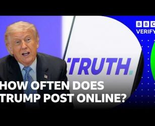 The patterns behind Trump's social media posts | BBC News