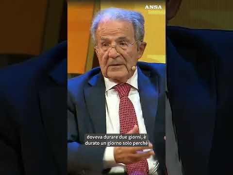 Prodi: "Noi europei ci comportiamo come servi di fronte a Trump"