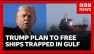 Trump says US will free ships stranded in strait of Hormuz&nbsp;| BBC News