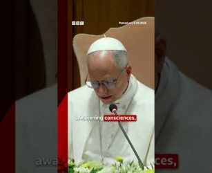 Pop Leo warns AI 'needs to be disarmed'. #PopeLeo #AI #BBCNews