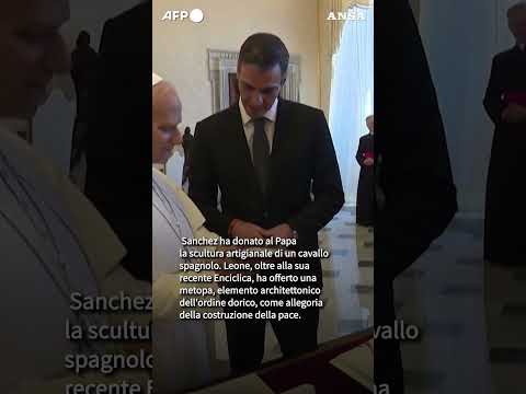 Sanchez: “La voce di Papa Leone e’ bussola morale” #ansa #news