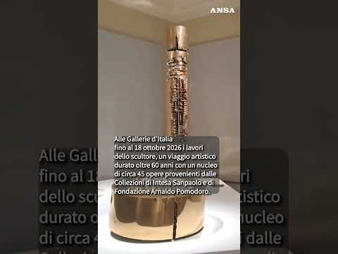 Le opere di una vita, apre a Milano la mostra su Arnaldo Pomodoro #ansa #news
