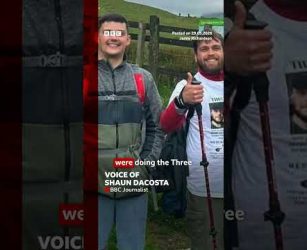 Charity hikers 'really angry' at being booed for skipping queues at Yr Wyddfa summit. #BBCNews