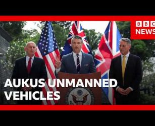 AUKUS to develop unmanned undersea vehicles | BBC News