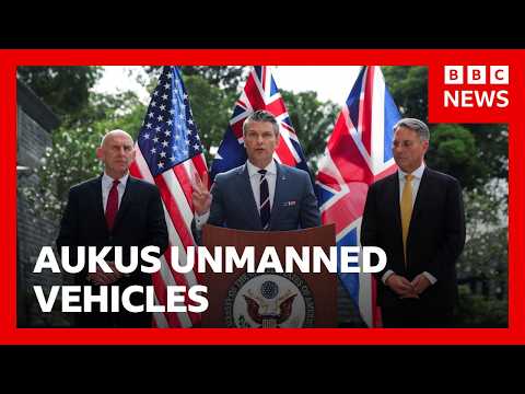 AUKUS to develop unmanned undersea vehicles | BBC News