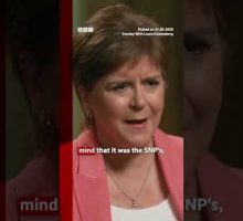 &lsquo;I have no memory of seeing that motorhome&rsquo;, says Nicola Sturgeon #BBCNews