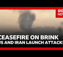 Ceasefire on brink: Trump says Iran will be &ldquo;blown off face of earth&rdquo; it it hits US ships | BBC News