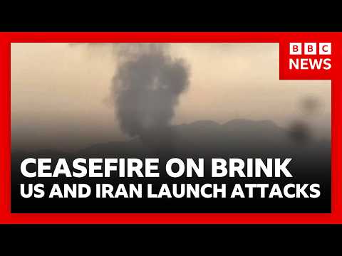 Ceasefire on brink: Trump says Iran will be &ldquo;blown off face of earth&rdquo; it it hits US ships | BBC News