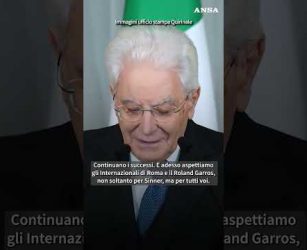 Mattarella agli azzurri del tennis: "Protagonisti ormai consolidati"#ansa #news
