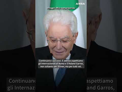 Mattarella agli azzurri del tennis: “Protagonisti ormai consolidati”#ansa #news