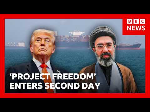 Iran will be 'blown off the face of the Earth' if it attacks US vessels, says Trump | BBC News
