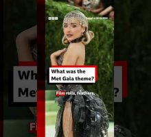What was the Met Gala theme and dress code? #MetGala #NewYork #BBCNews