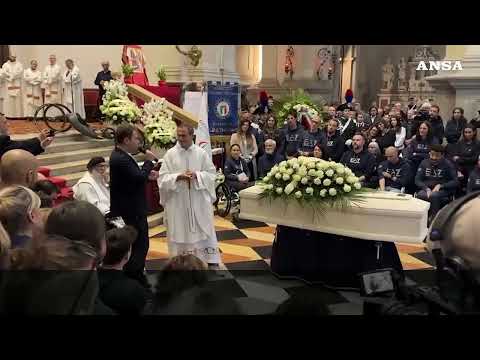 Funerale Zanardi, il figlio Niccolo’: “Ecco una lezione di papa’”#ansa #news