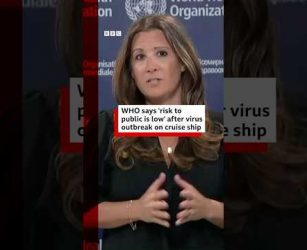 WHO says 'risk to public is low' after virus outbreak on cruise ship. #BBCNews