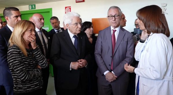 Modena, Mattarella e Meloni visitano i feriti all’Ospedale di Baggiovara