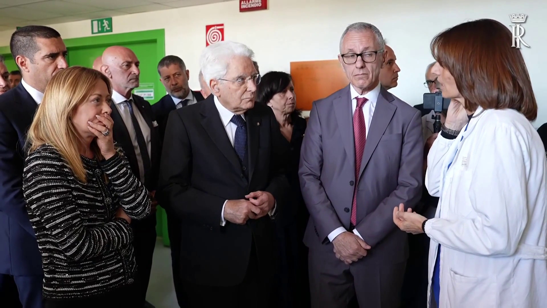 Modena, Mattarella e Meloni visitano i feriti all'Ospedale di Baggiovara