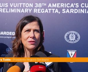 Todde "Louis Vuitton Cup evento eccezionale, orgogliosa di ospitarlo"